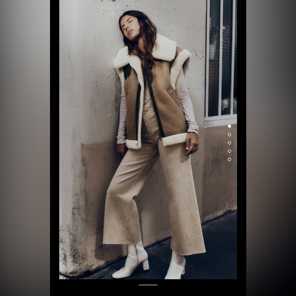 ZARA marine straight jeans